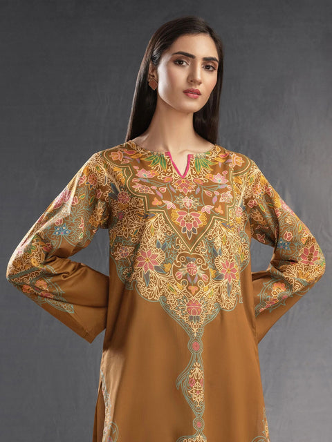 2pc Ready to Wear Dress by Limelight U2885-Brown