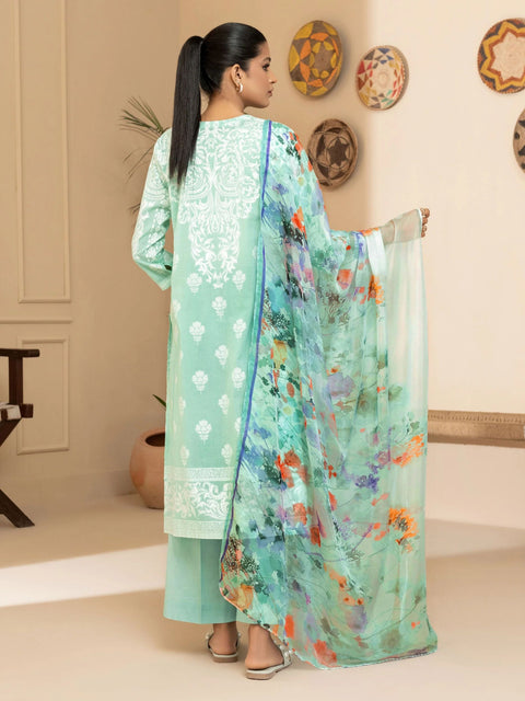 3pc Ready to Wear Dress by Limelight  U2948-Aqua