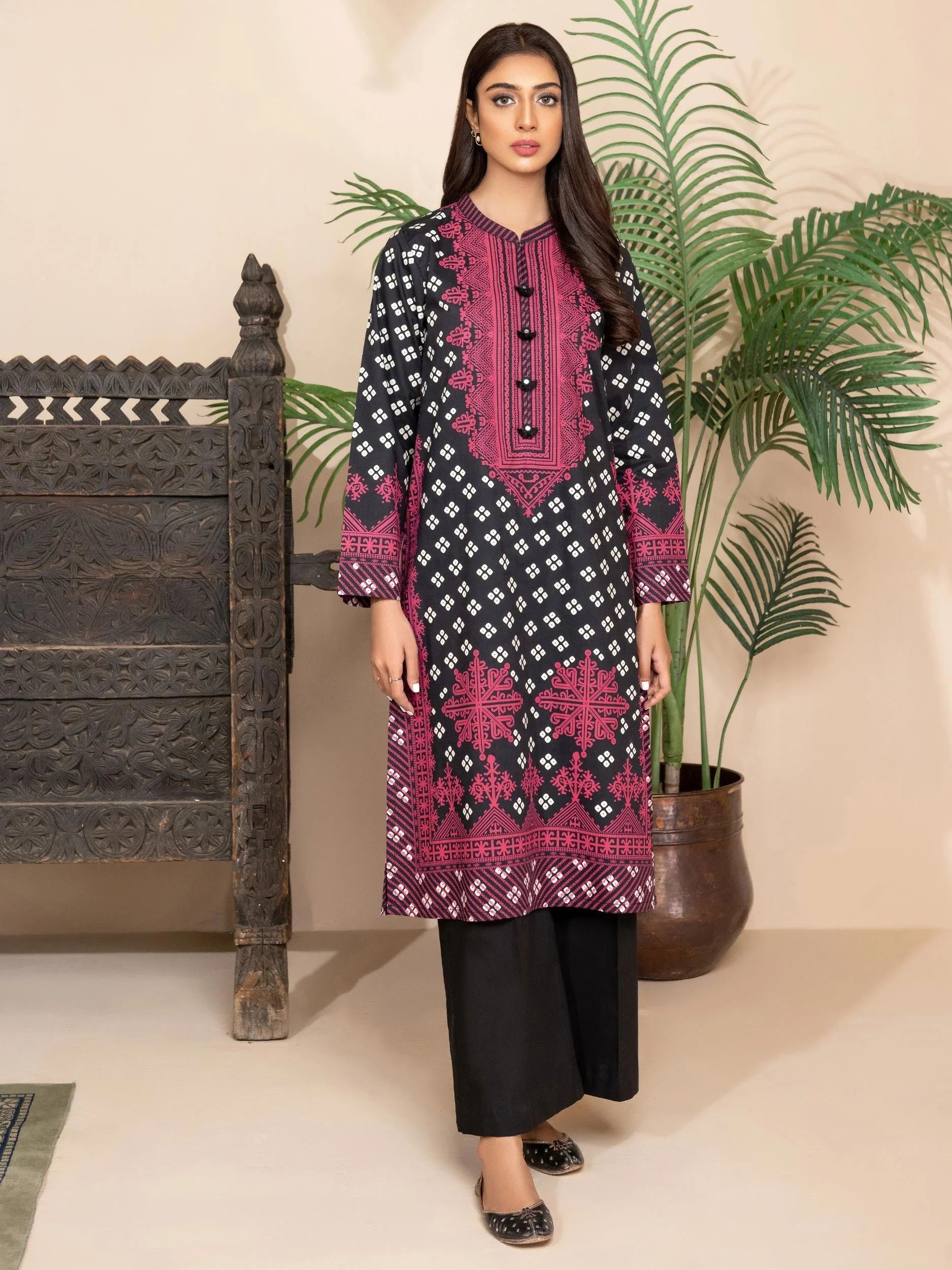 2pc Ready to Wear Dress by Limelight U2972-Black