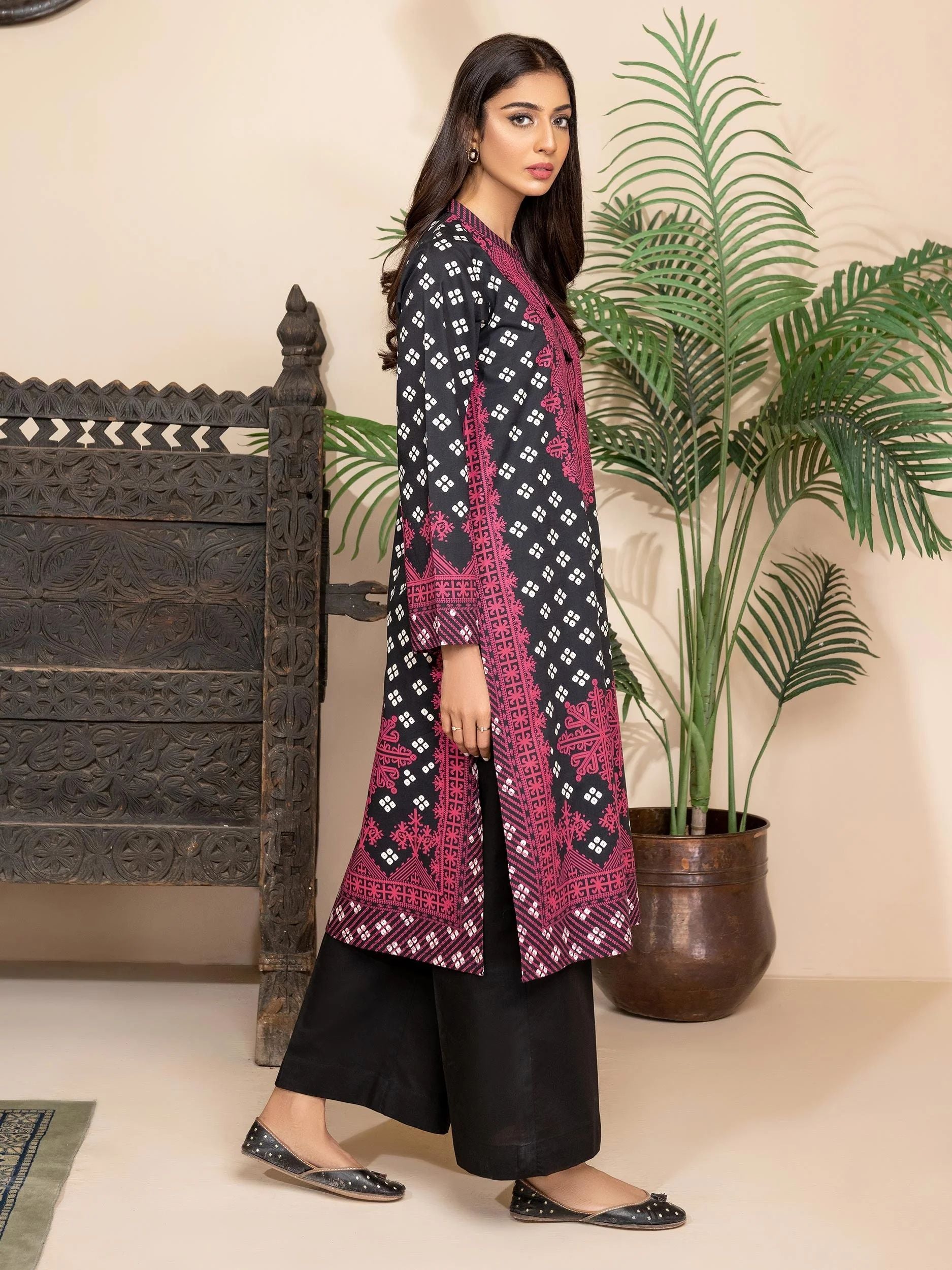 2pc Ready to Wear Dress by Limelight U2972-Black