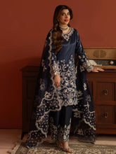 CCM1 Mohagni Chanda Raw Silk Embroidered Trousers Suit