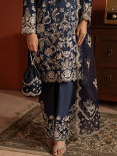 CCM1 Mohagni Chanda Raw Silk Embroidered Trousers Suit