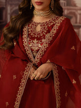 CCM3 Mohagni Chanda Raw Silk Embroidered Farshi Shalwar Suit