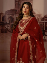 CCM3 Mohagni Chanda Raw Silk Embroidered Farshi Shalwar Suit