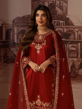 CCM3 Mohagni Chanda Raw Silk Embroidered Farshi Shalwar Suit