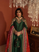 CCM4 Mohagni Chanda Raw Silk Embroidered Panel Frock Suit