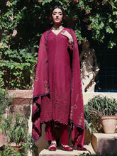 Resham by Mona – Chikankari Dhanak 3pc Winter Suit WMA2