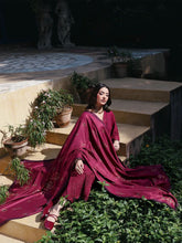 Resham by Mona – Chikankari Dhanak 3pc Winter Suit WMA2