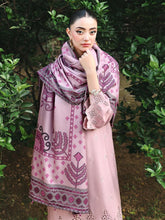 Resham by Mona – Chikankari Dhanak 3pc Winter Suit WMA3