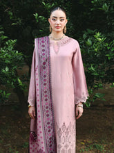 Resham by Mona – Chikankari Dhanak 3pc Winter Suit WMA3