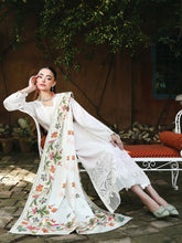 Resham by Mona – Chikankari Dhanak 3pc Winter Suit WMA4