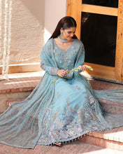 Wafa 3pc Embroidered Chiffon Maxi with Net Dupatta & Lehenga – Ready to Wear