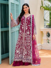 Mona 3pc Handworked Organza Suit with Sharara – Meher2