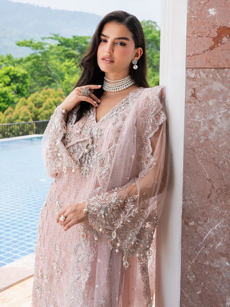 Mona 3pc Handworked Net Suit with Trousers – Meher3