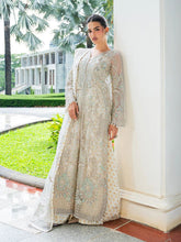 Mona 4pc Handworked Front-Open Organza Suit with Sharara – Meher4