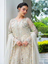 Mona 4pc Handworked Front-Open Organza Suit with Sharara – Meher4