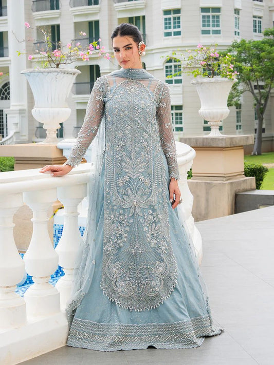 Mona 4pc Handworked Organza Suit with Viscose Trousers – Meher5