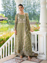 Mona 3pc Handworked Raw Silk Suit with Sharara – Meher6