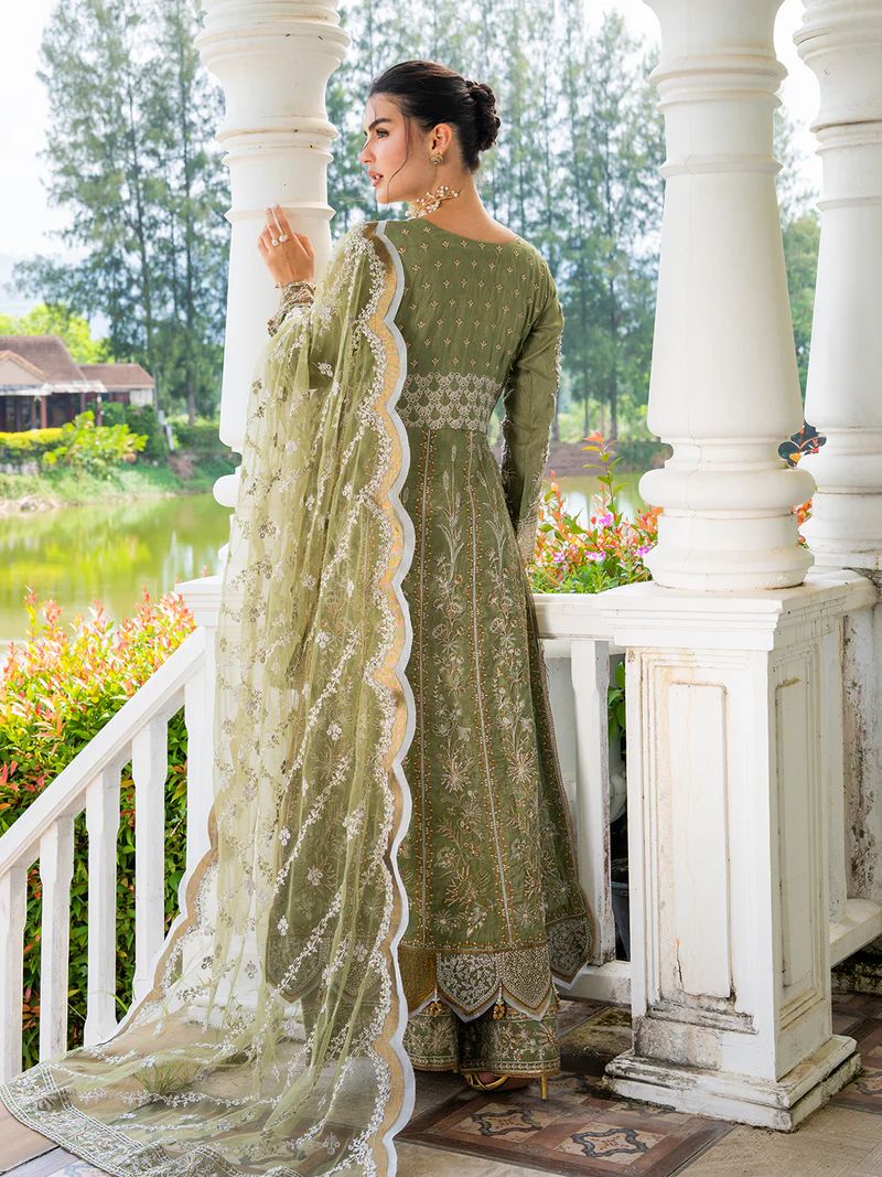 Mona 3pc Handworked Raw Silk Suit with Sharara – Meher6