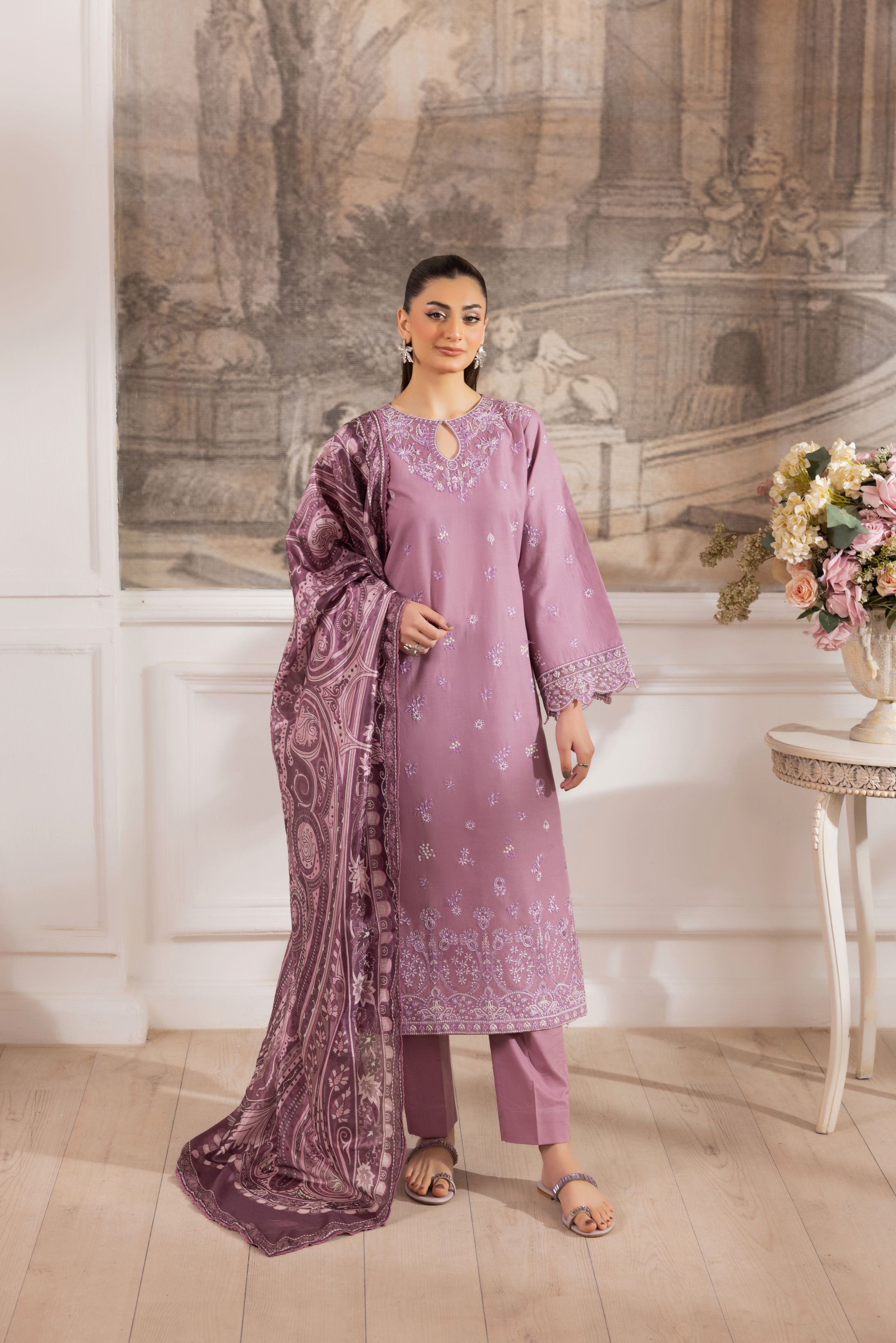 Lawn Breeze by Mohagni – 3pc Ready to Wear Cotton Summer Suit LMB2