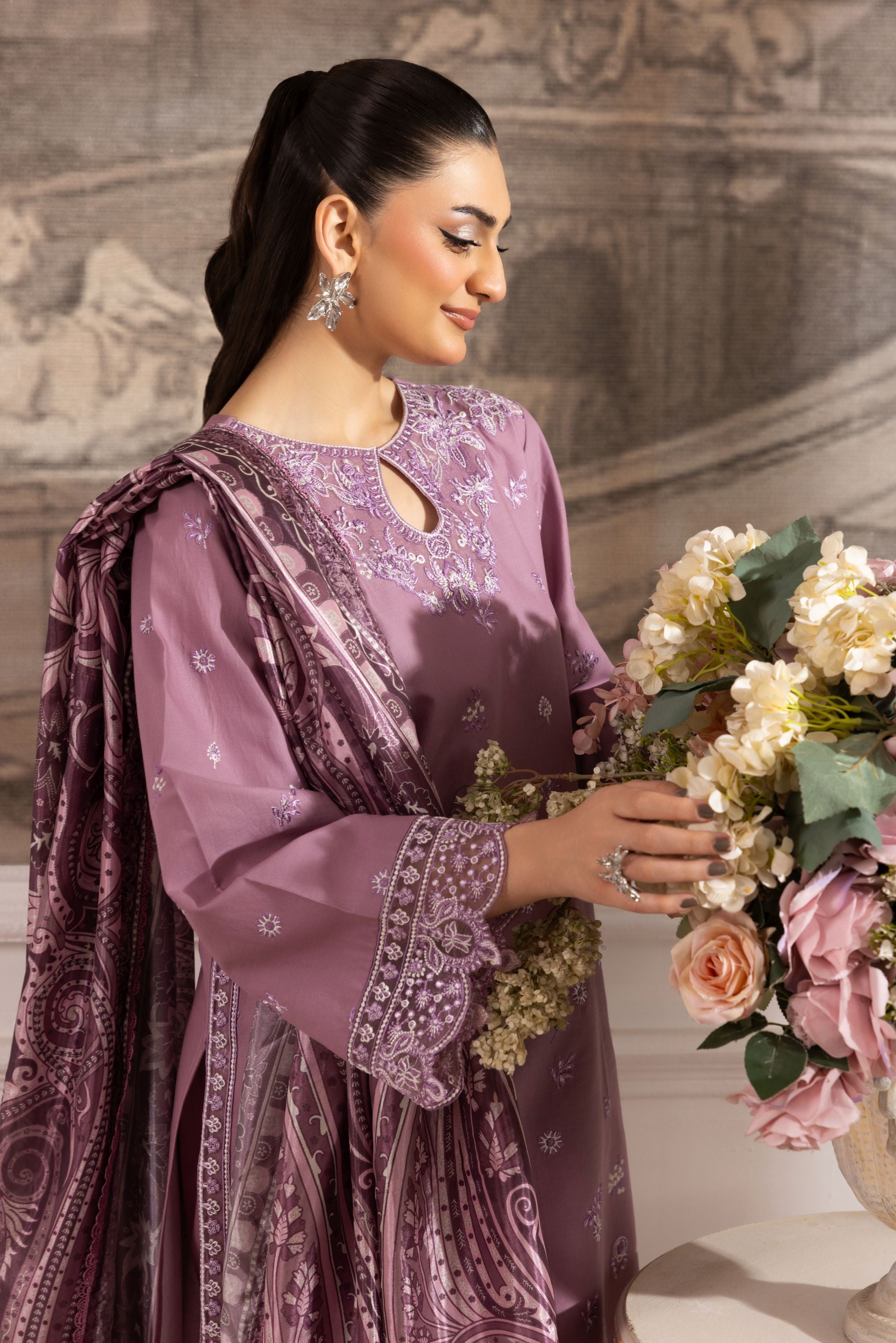 Lawn Breeze by Mohagni – 3pc Ready to Wear Cotton Summer Suit LMB2