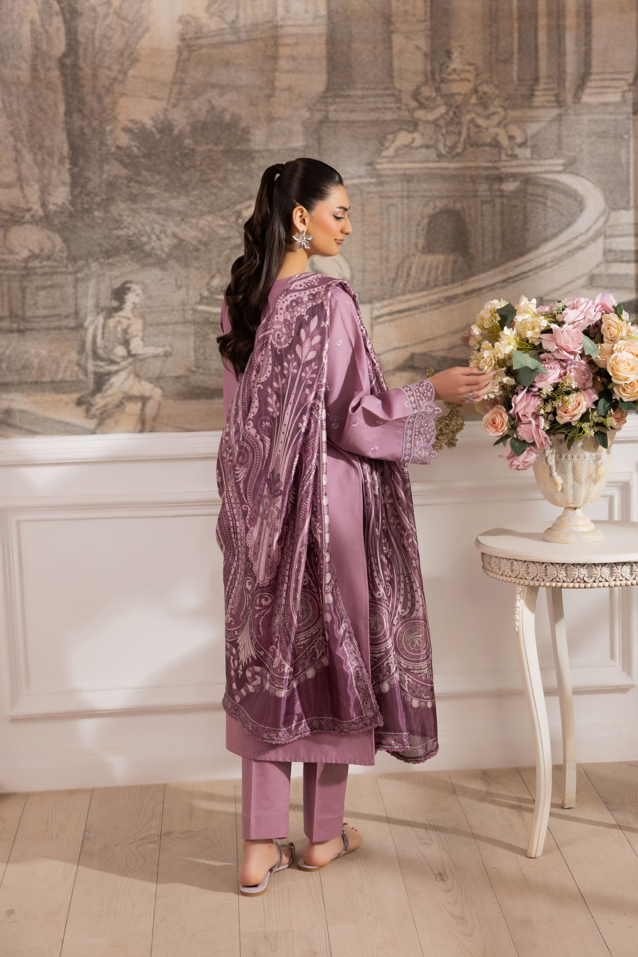 Lawn Breeze by Mohagni – 3pc Ready to Wear Cotton Summer Suit LMB2