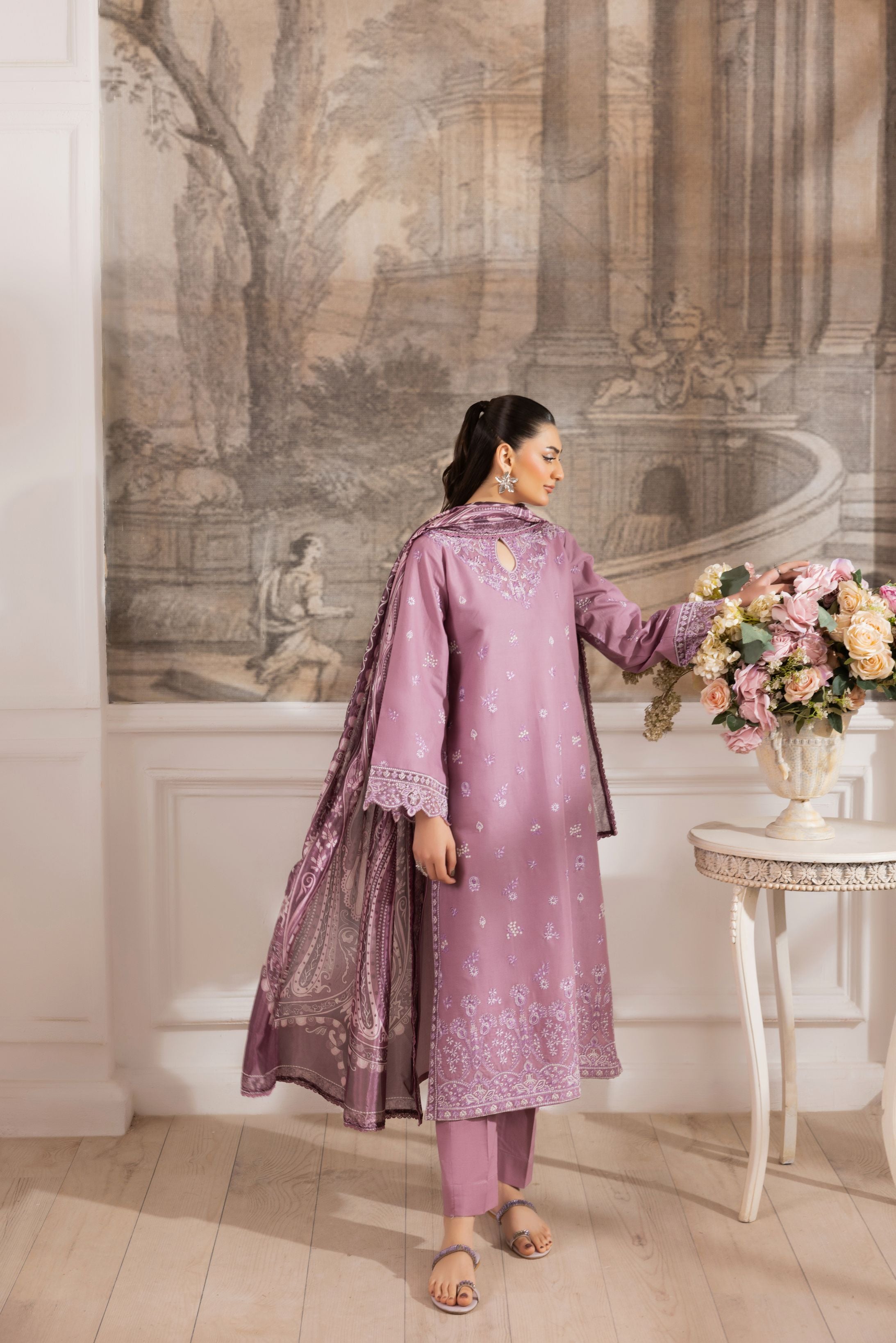 Lawn Breeze by Mohagni – 3pc Ready to Wear Cotton Summer Suit LMB2