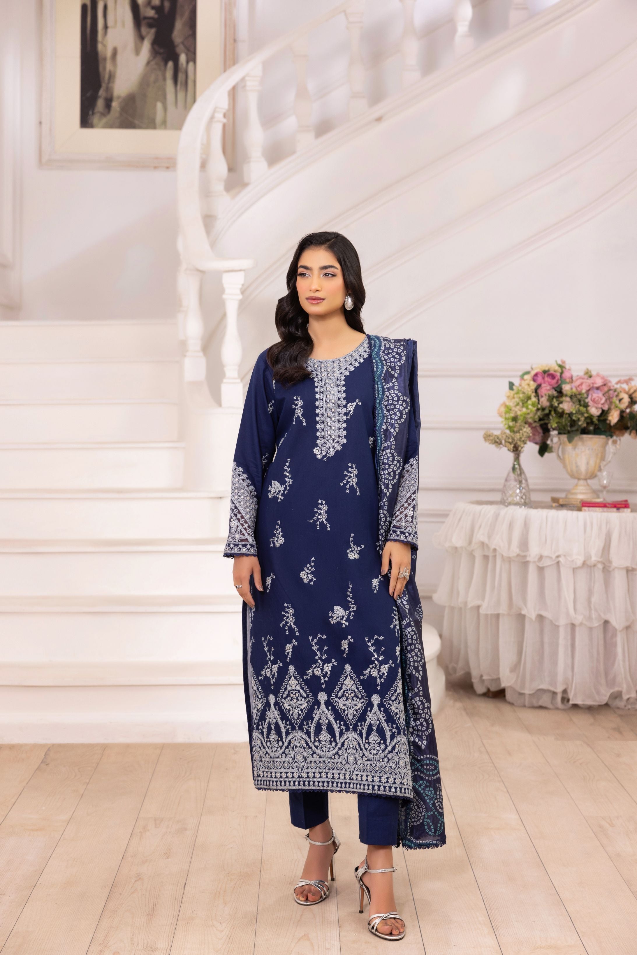 Lawn Breeze by Mohagni – 3pc Ready to Wear Cotton Womenswear Suit LMB4