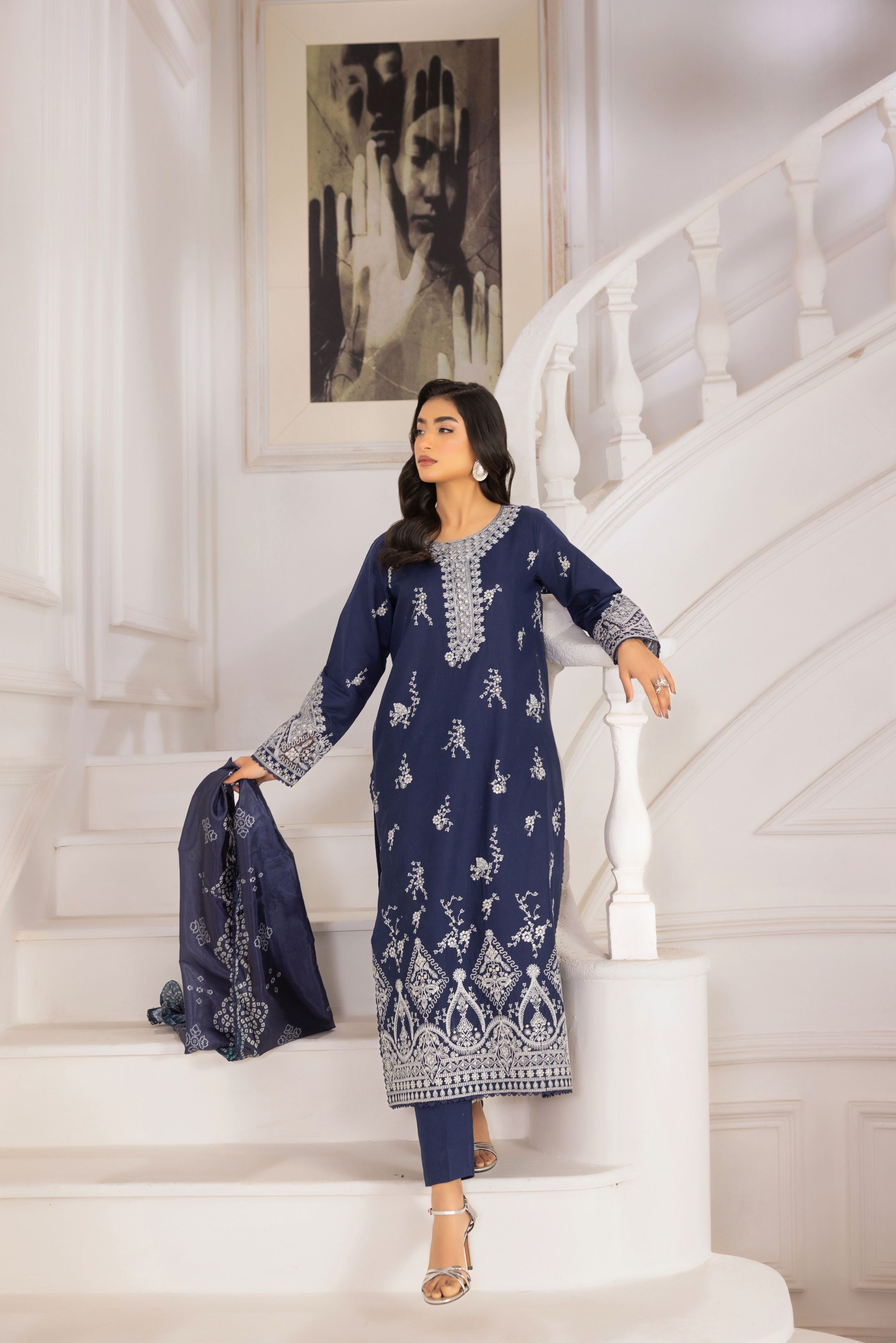 Lawn Breeze by Mohagni – 3pc Ready to Wear Cotton Womenswear Suit LMB4