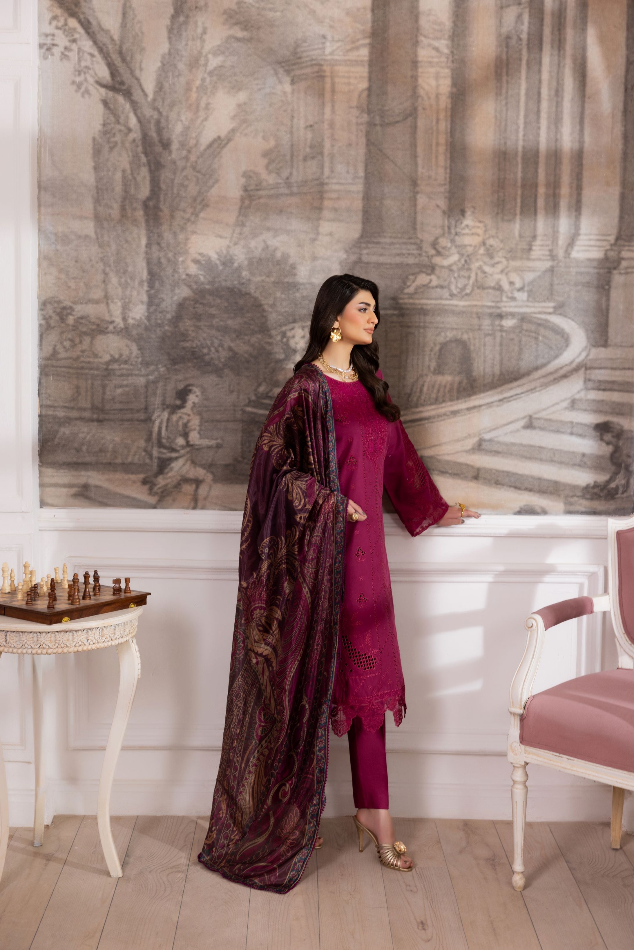 Lawn Breeze by Mohagni – 3pc Ready to Wear Cotton Summer Suit LMB6