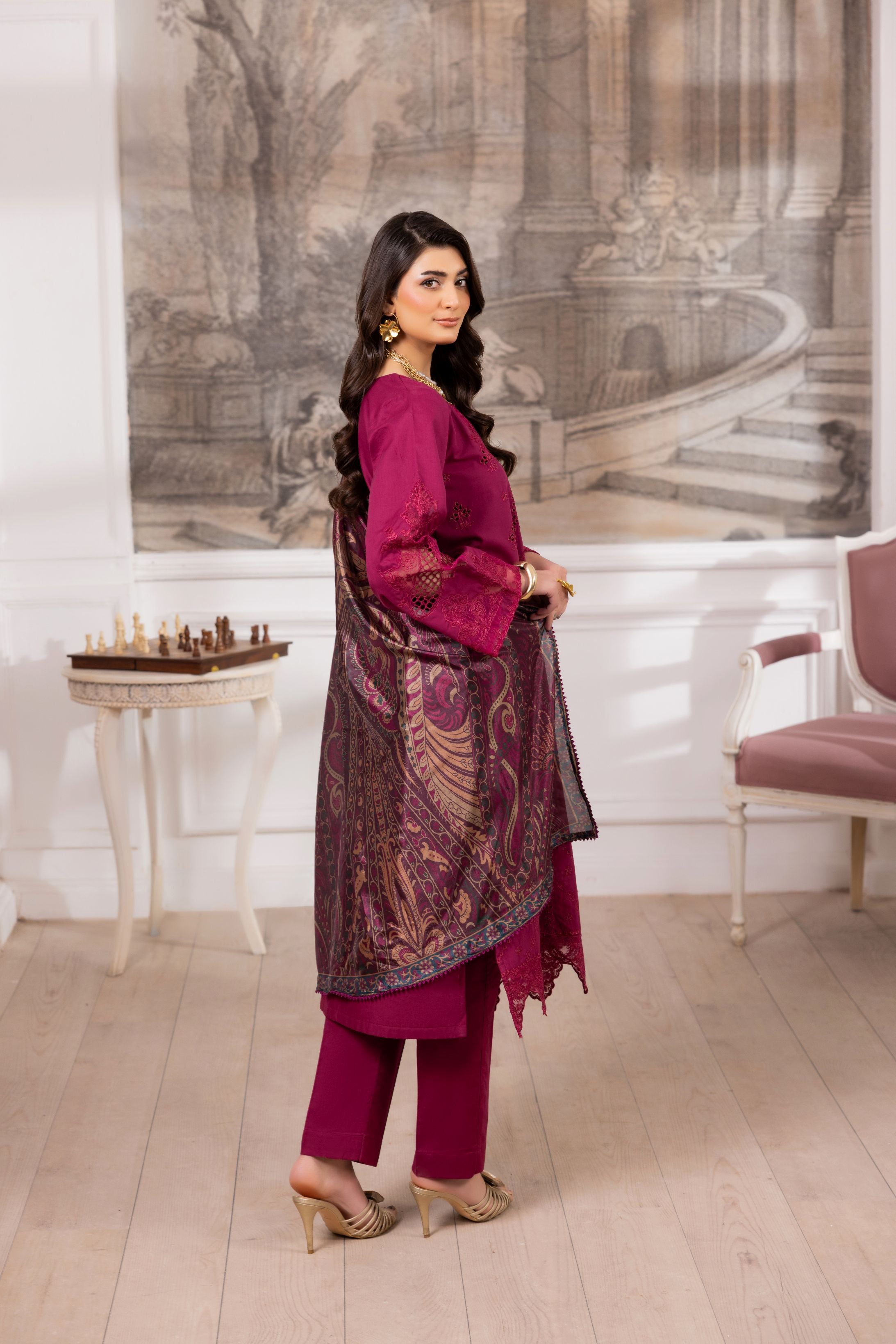 Lawn Breeze by Mohagni – 3pc Ready to Wear Cotton Summer Suit LMB6
