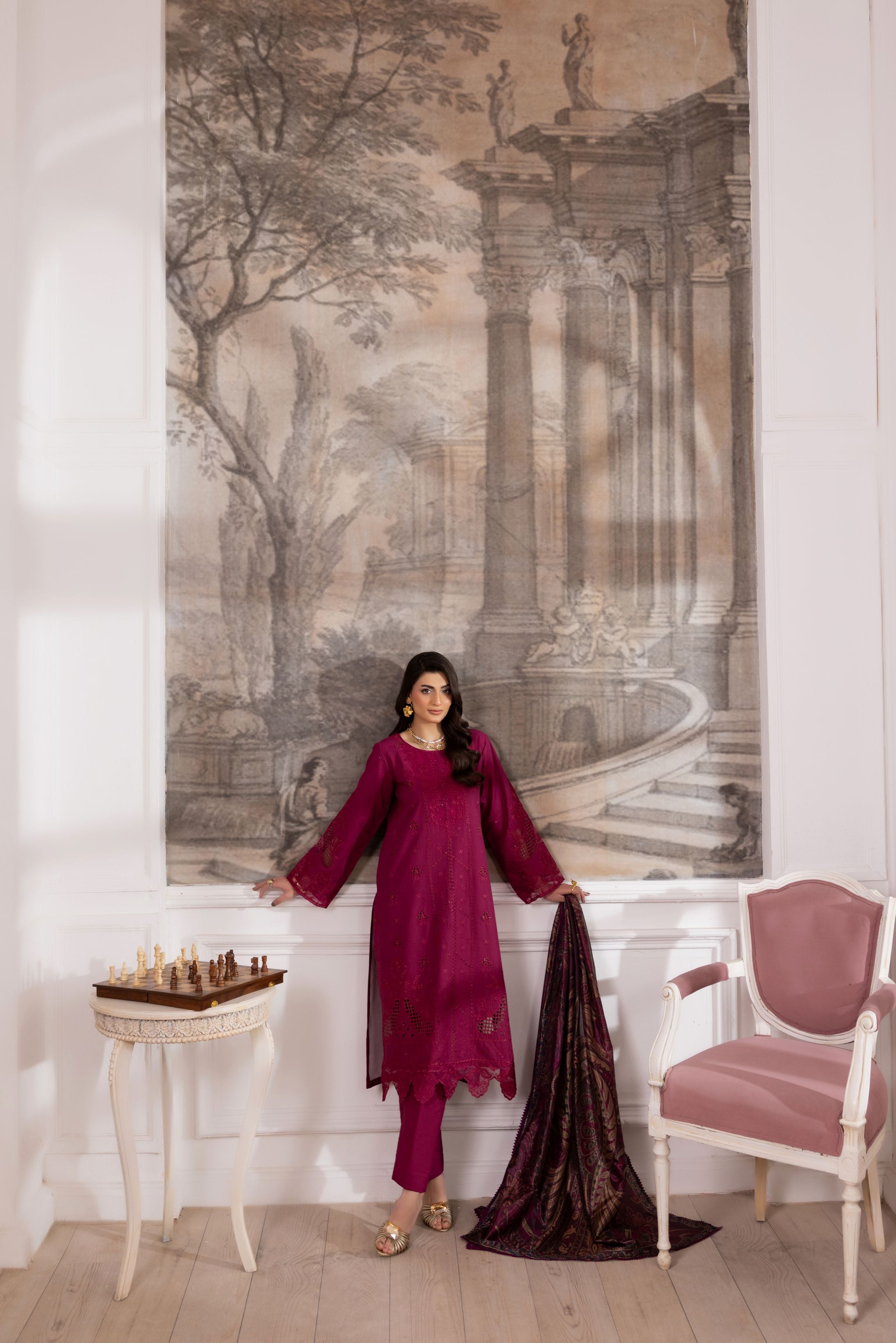 Lawn Breeze by Mohagni – 3pc Ready to Wear Cotton Summer Suit LMB6