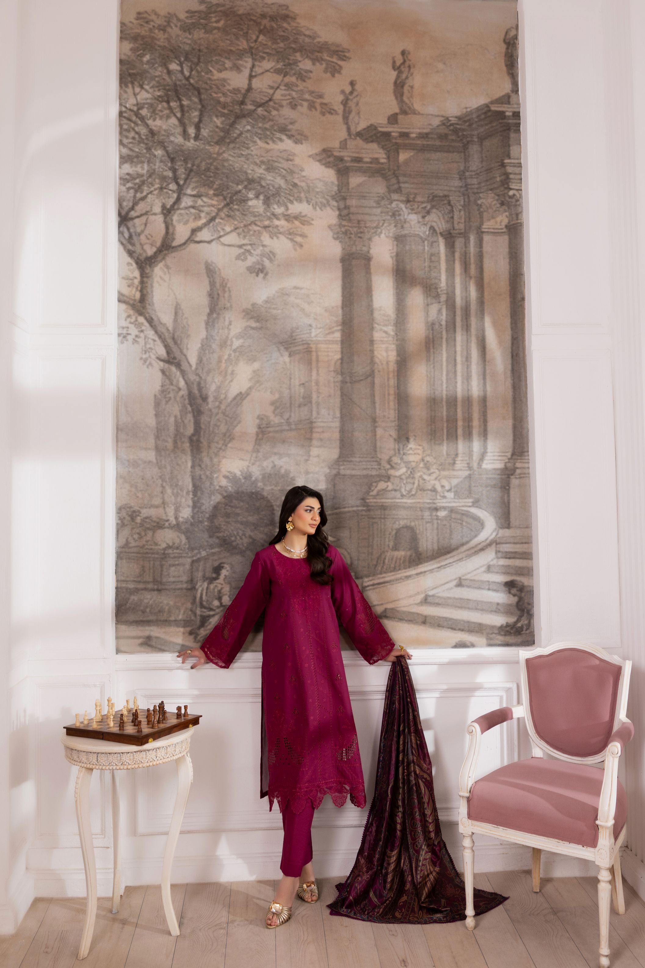 Lawn Breeze by Mohagni – 3pc Ready to Wear Cotton Summer Suit LMB6