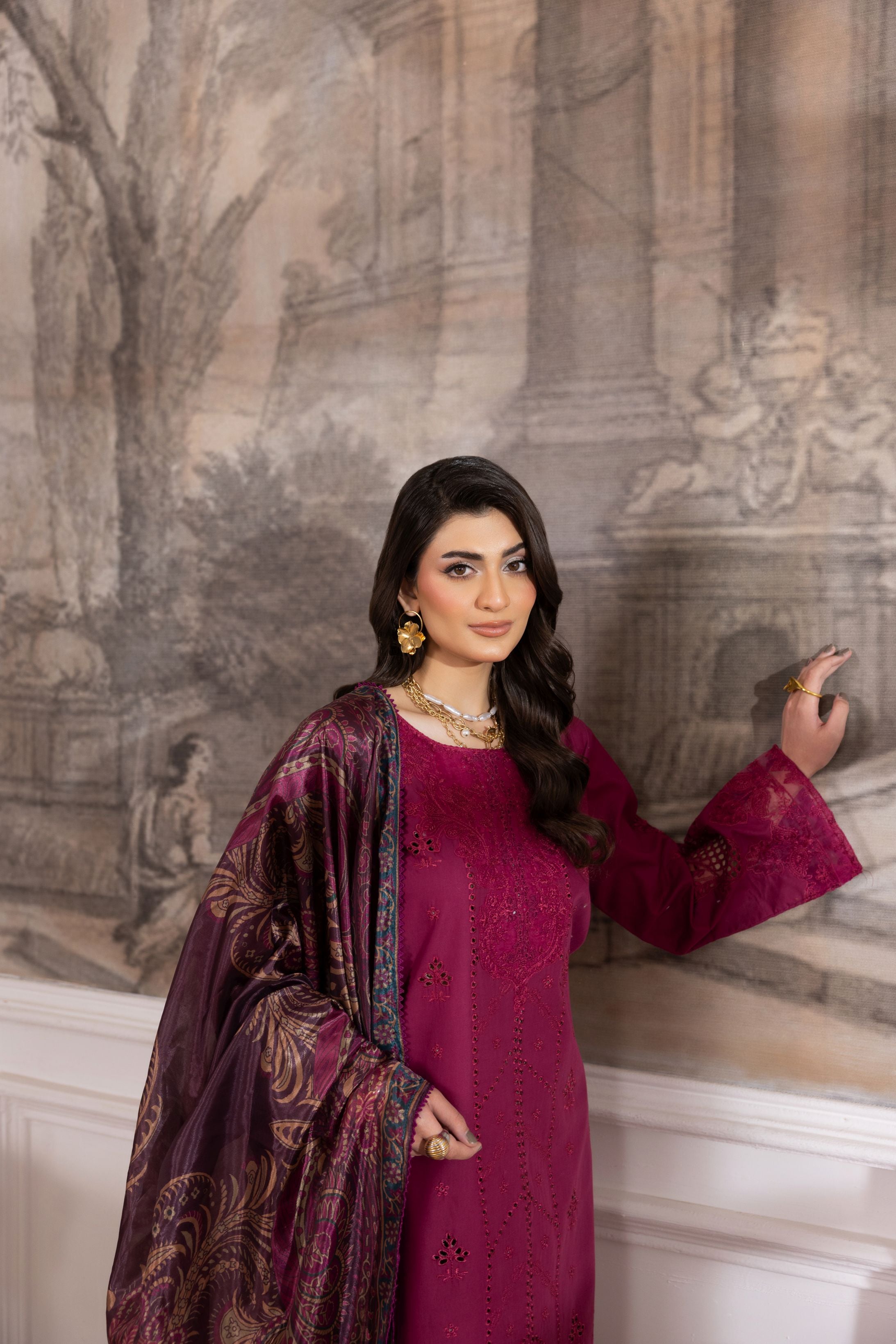 Lawn Breeze by Mohagni – 3pc Ready to Wear Cotton Summer Suit LMB6