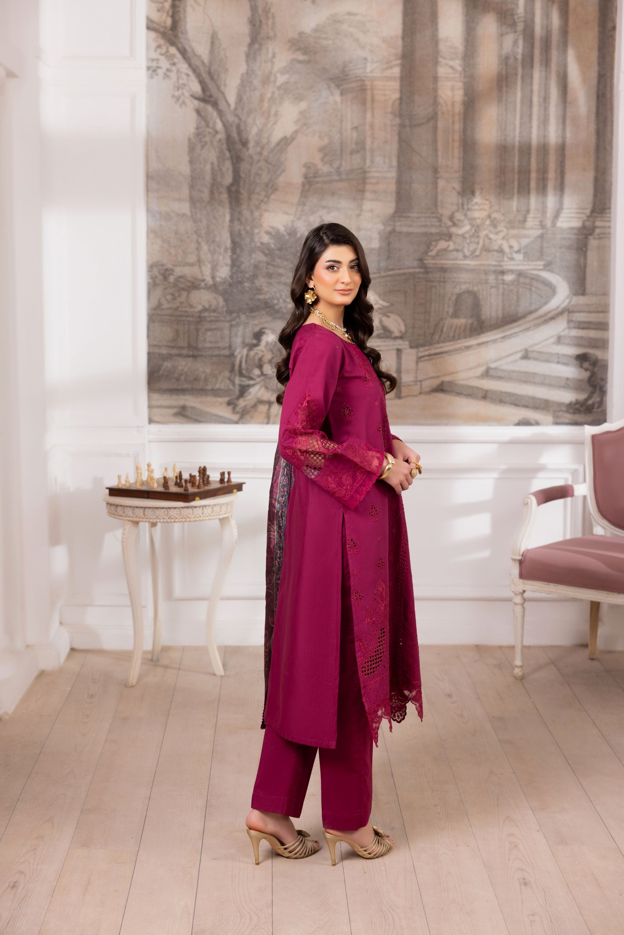 Lawn Breeze by Mohagni – 3pc Ready to Wear Cotton Summer Suit LMB6
