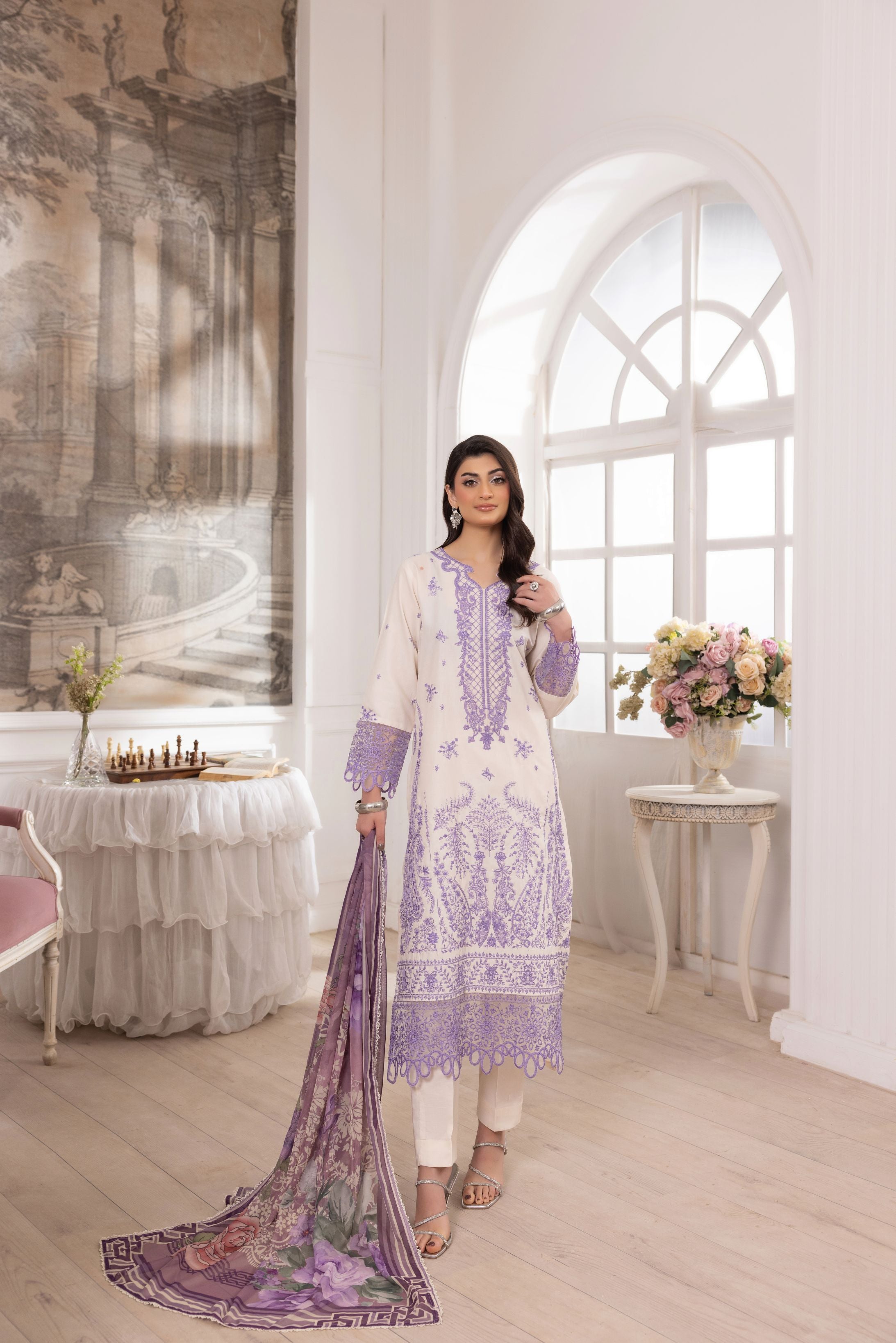 Lawn Breeze by Mohagni – 3pc Ready to Wear Cotton Suit LMB7