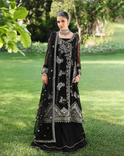 Zyrah 3pc Embroidered Chiffon Maxi with Net Dupatta & Lehenga – Ready to Wear