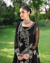 Zyrah 3pc Embroidered Chiffon Maxi with Net Dupatta & Lehenga – Ready to Wear