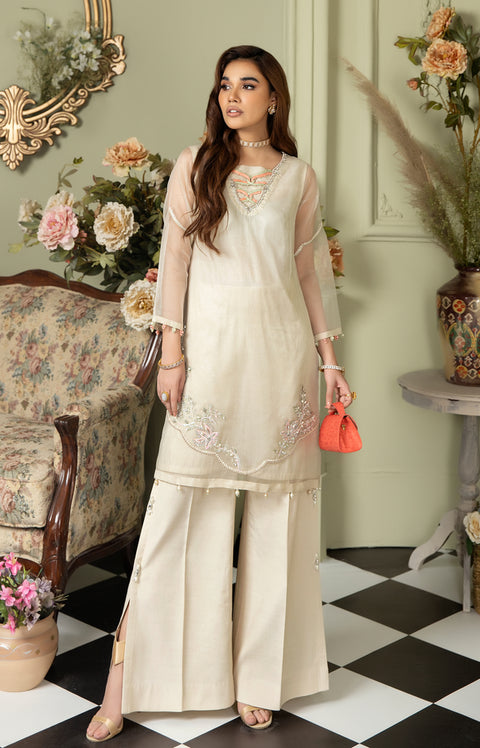2pc Chiffon Handwork Cape by Ain 28