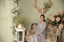 Chiffon Embroidered Gown Dress by Ain 23