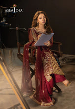 Asim Jofa 3pc Ready to Wear Embroidered Net Semi Formal Dress AJLLF-01