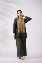 Elegant Green Crepe Silk Co-ord Set | Lush Drapes by Mohagni LDM6