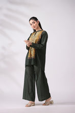 Elegant Green Crepe Silk Co-ord Set | Lush Drapes by Mohagni LDM6