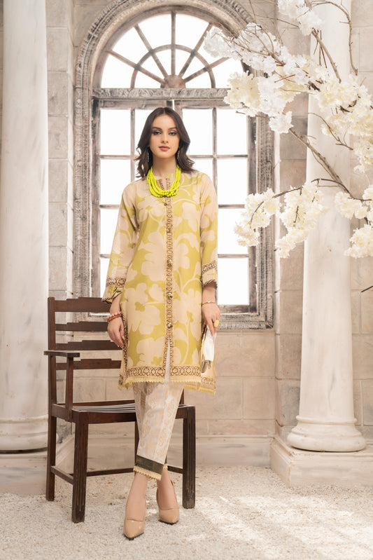 2pc Lawn Dress by Aabpara 01