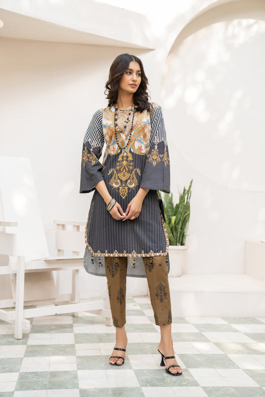 2pc Khadar Printed Dress by DressCode 08