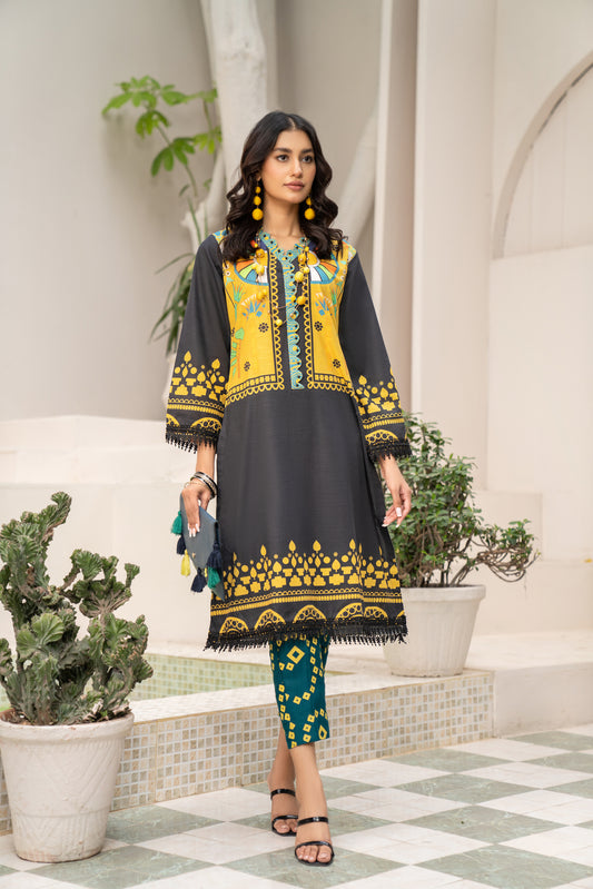 2pc Khadar Printed Dress by DressCode 05
