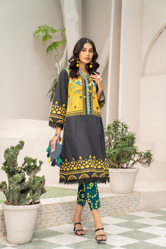 2pc Khadar Printed Dress by DressCode 05