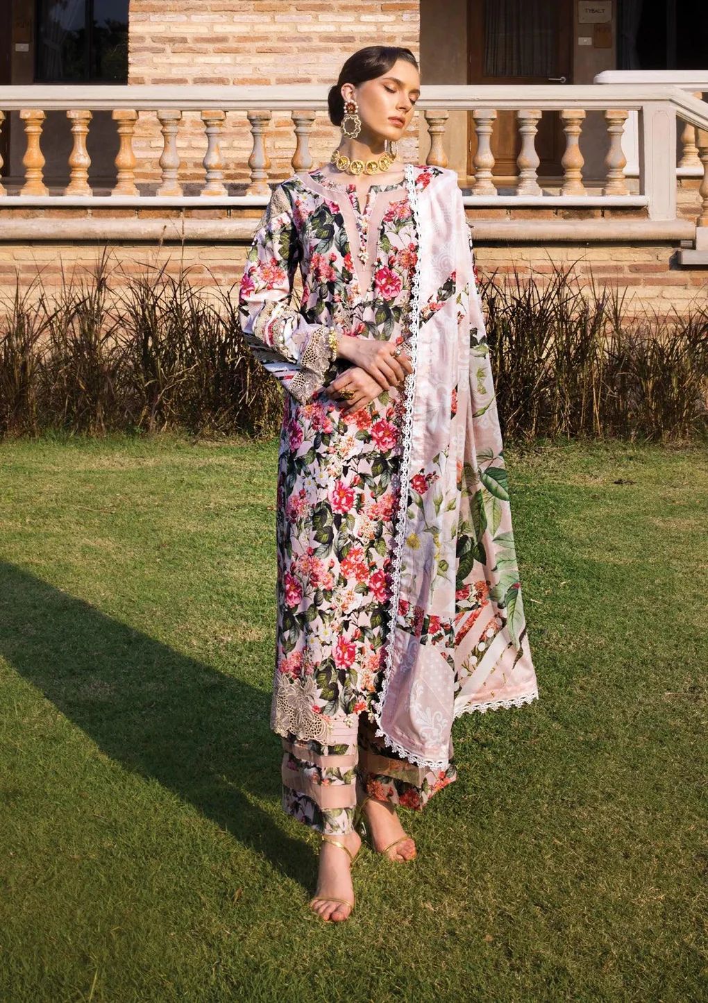 ELAF Chikankari Lawn SOIR ECT-01A