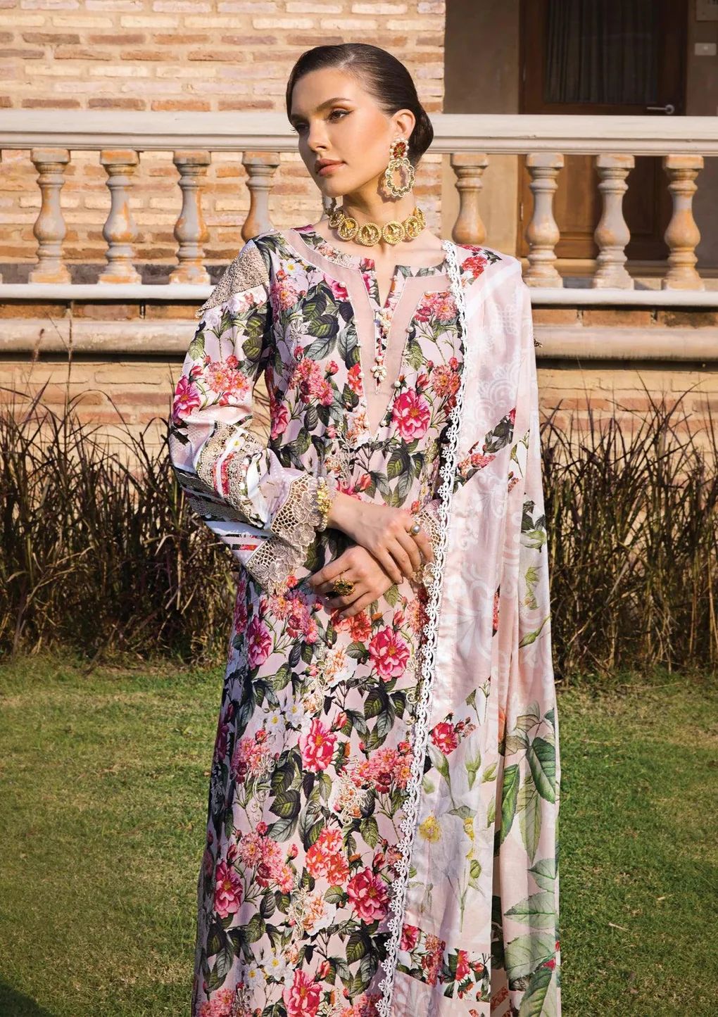 ELAF Chikankari Lawn SOIR ECT-01A