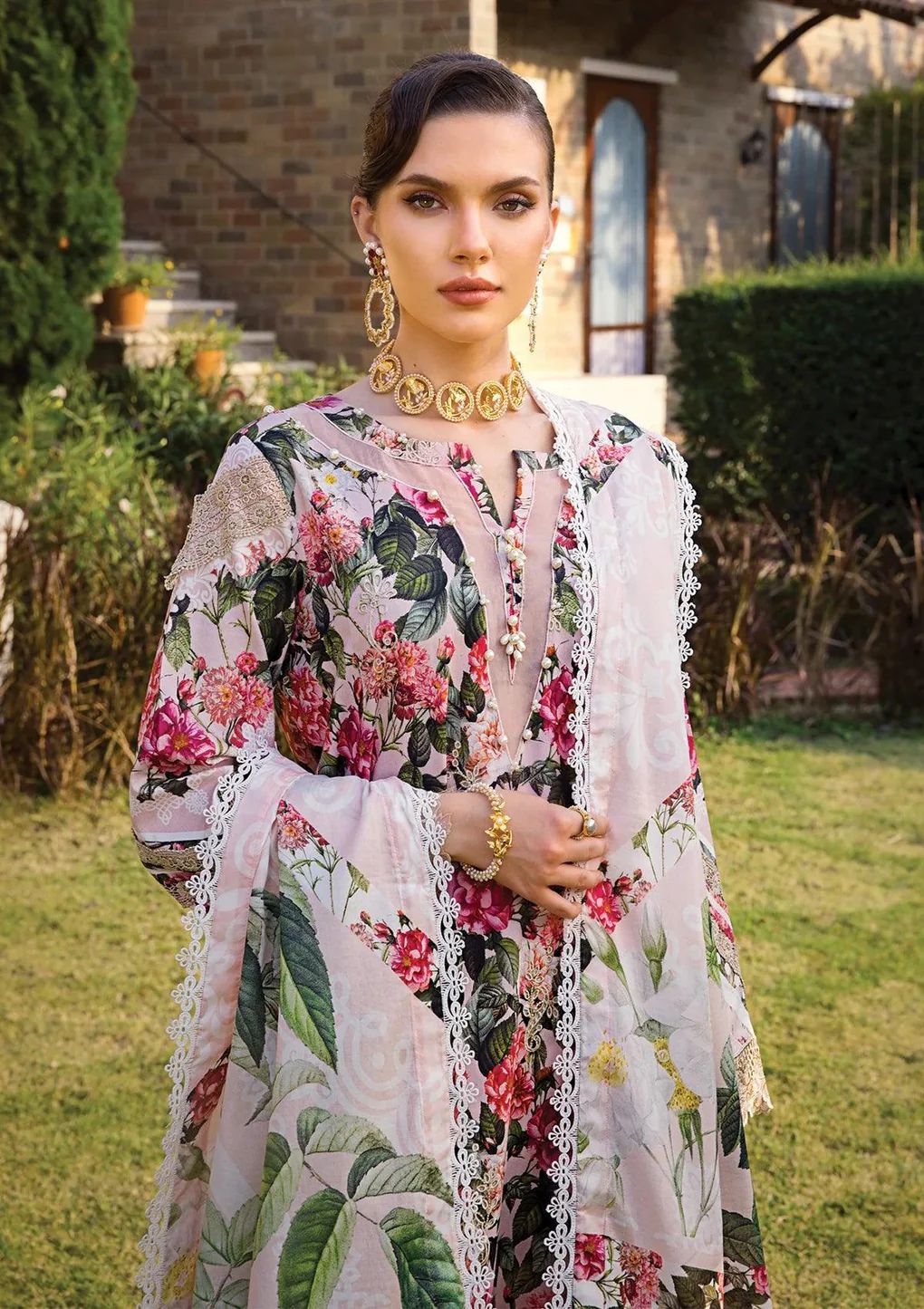 ELAF Chikankari Lawn SOIR ECT-01A